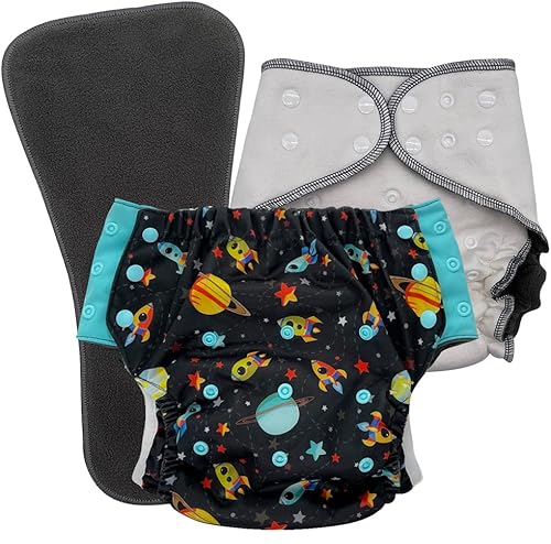 Miniatura 7 de Calzoncillos protectores para niños con necesidades especiales: juego de pañales de tela nocturna para incontinencia y enuresis de la cama, edad de