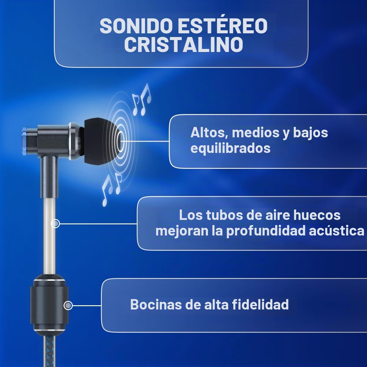 DefenderShield Auriculares sin EMF - Auriculares estéreo universales antiradiación con Cable con micrófono y Control de Volumen - Funciona con iPhone