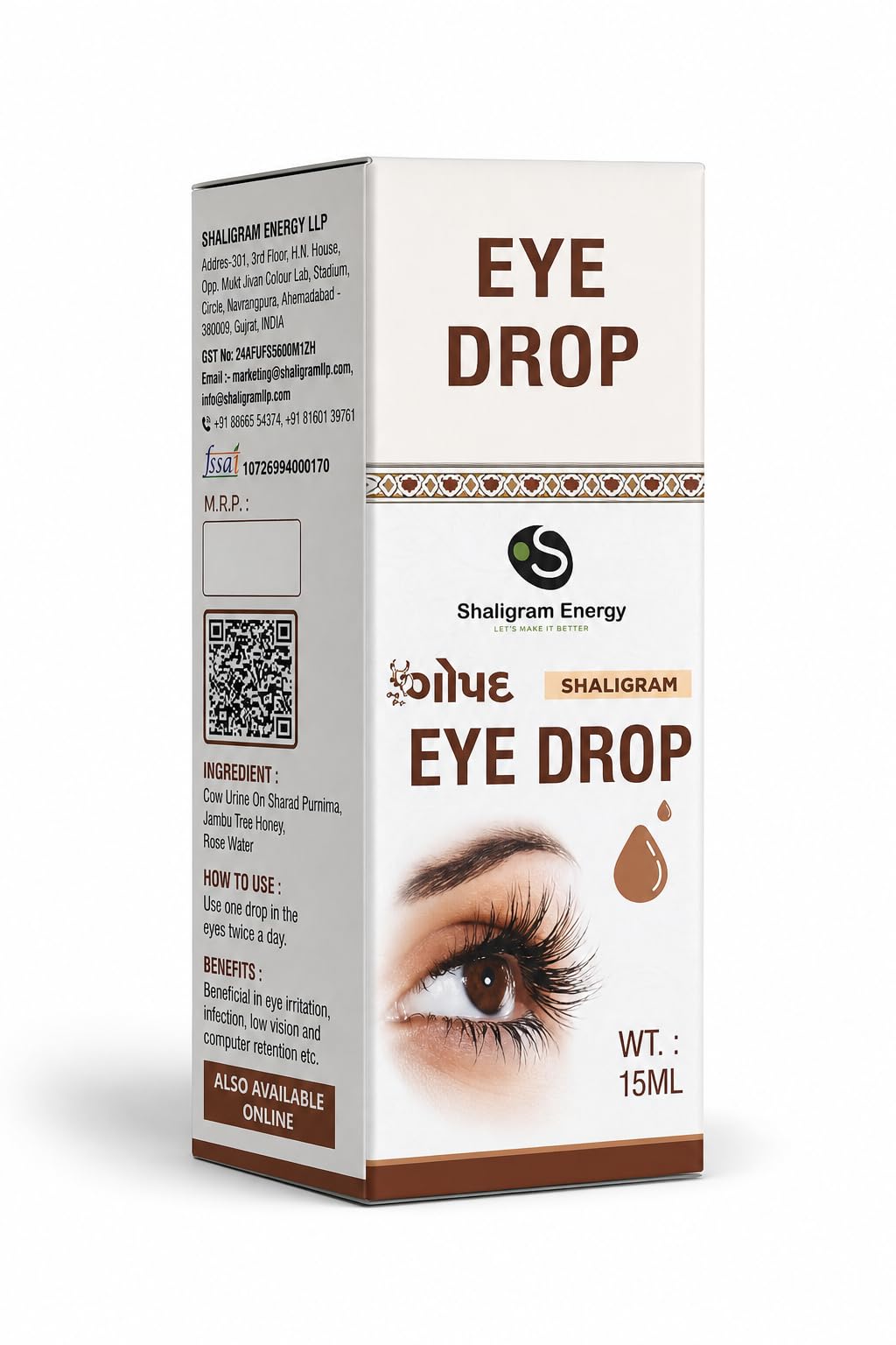 Eye Drop, with Cow Urine, Jambu Tree Honey and Rose Water, 15ML-image-11