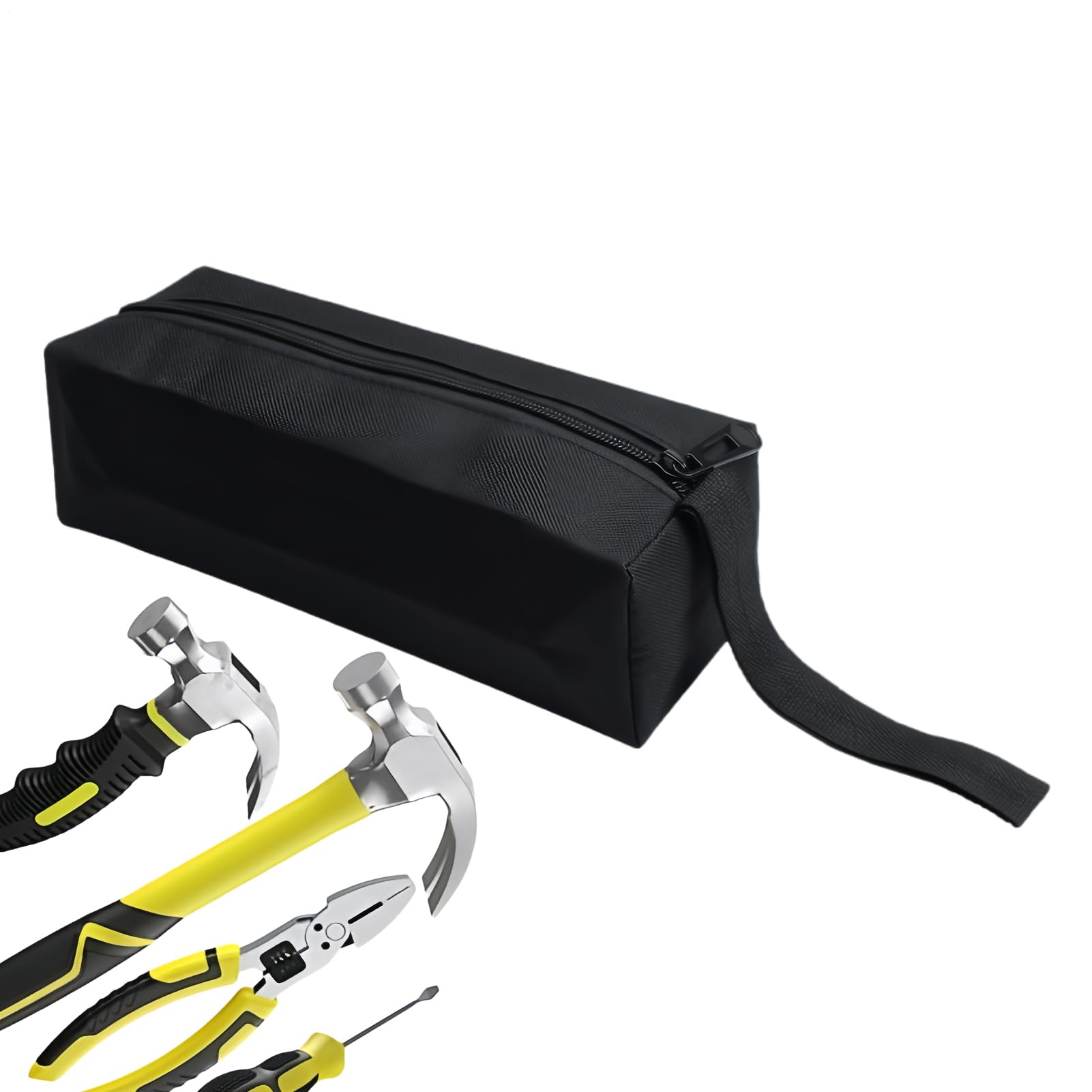 Heavy Duty Tool Bag - Wrench Organizer Waterproof Zippered Tool Bags for Men Heavy Duty for Construction Site
