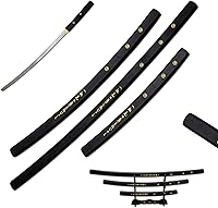 Vista 6 de Snake Eye Tactical Shirasaya - Juego de espada samurái de madera 758N-AM