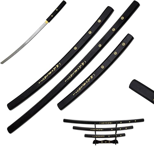 Miniatura 6 de Snake Eye Tactical Shirasaya - Juego de espada samurái de madera 758N-AM