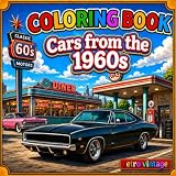 COLORING BOOK CARS FROM THE 1960s: Vintage Vehicles, Muscle Cars & Retro Designs for Relaxation and Creativity for Kids & Teens ages 6-12 (Classic Cars)
