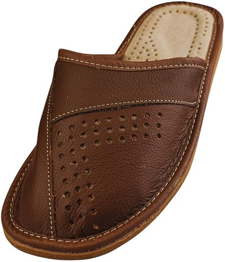 APREGGIO Men's Leather Slippers Review