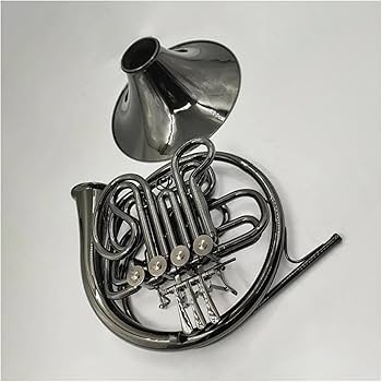 Amazon | 初心者フレンチホルン Bb/F ブラックニッケル取り外し可能な
