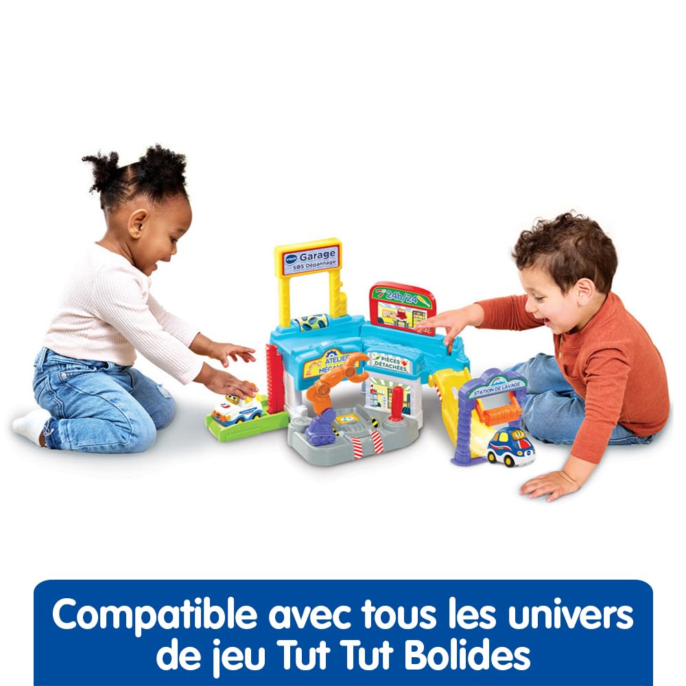 VTech - Tut Tut Bolides Garaż pojazdów, 80-583205, wielokolorowy