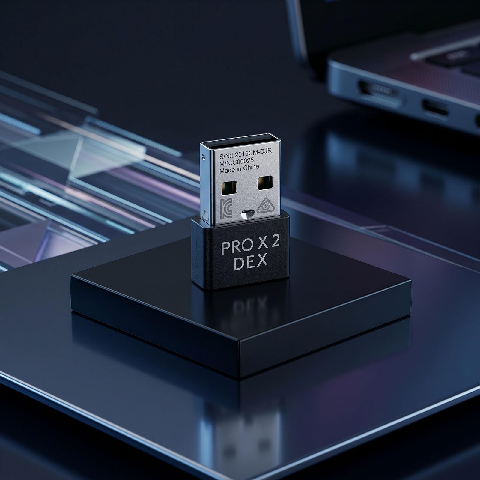 Annadue Receptor Dongle USB Inalámbrico Hyper Polling de 8000Hz para Ratón Pro X Superlight 2 con Emparejamiento Automático y Conexión Estable