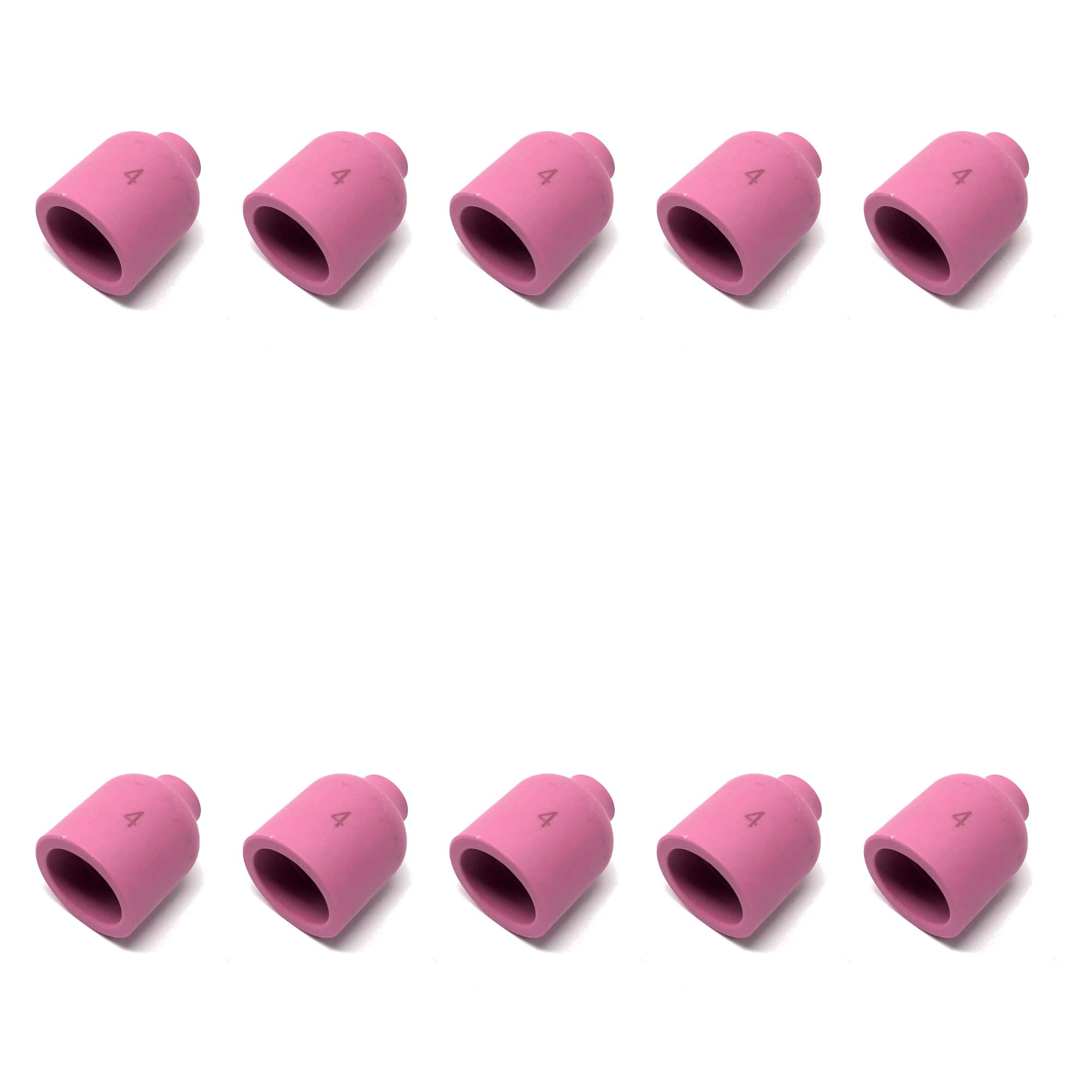 ELCAN 10 ugelli piccoli in ceramica 53N58 GR4 GAS LENS con diametro interno 6,4 mm per torcia TIG serie WP 17 18 e 26. Consumabili e accessori professionali per saldare con pistola o torcia TIG