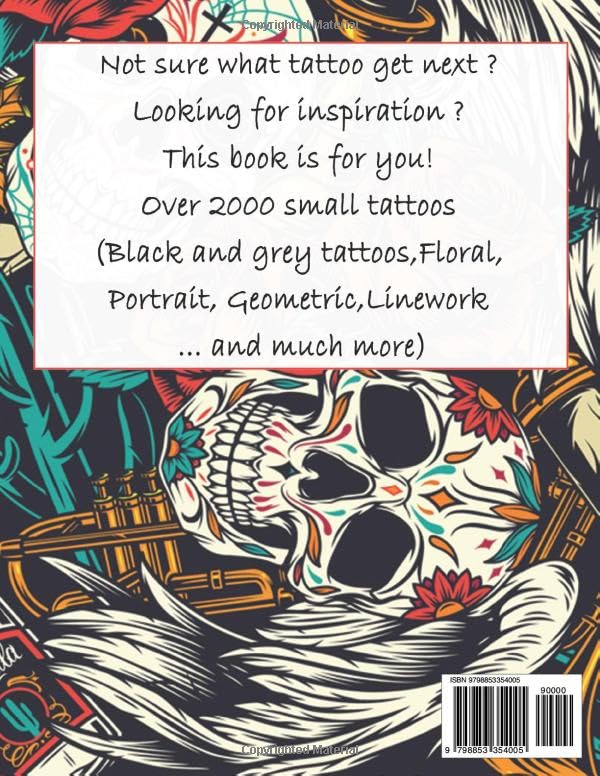 Miniatura 2 de The Big Book of Small Tattoo Designs Over 2000 Minimalist Tattoo Ideas to Inspire Your Next Piece. Tattoo Book for Beginners and for Those Looking