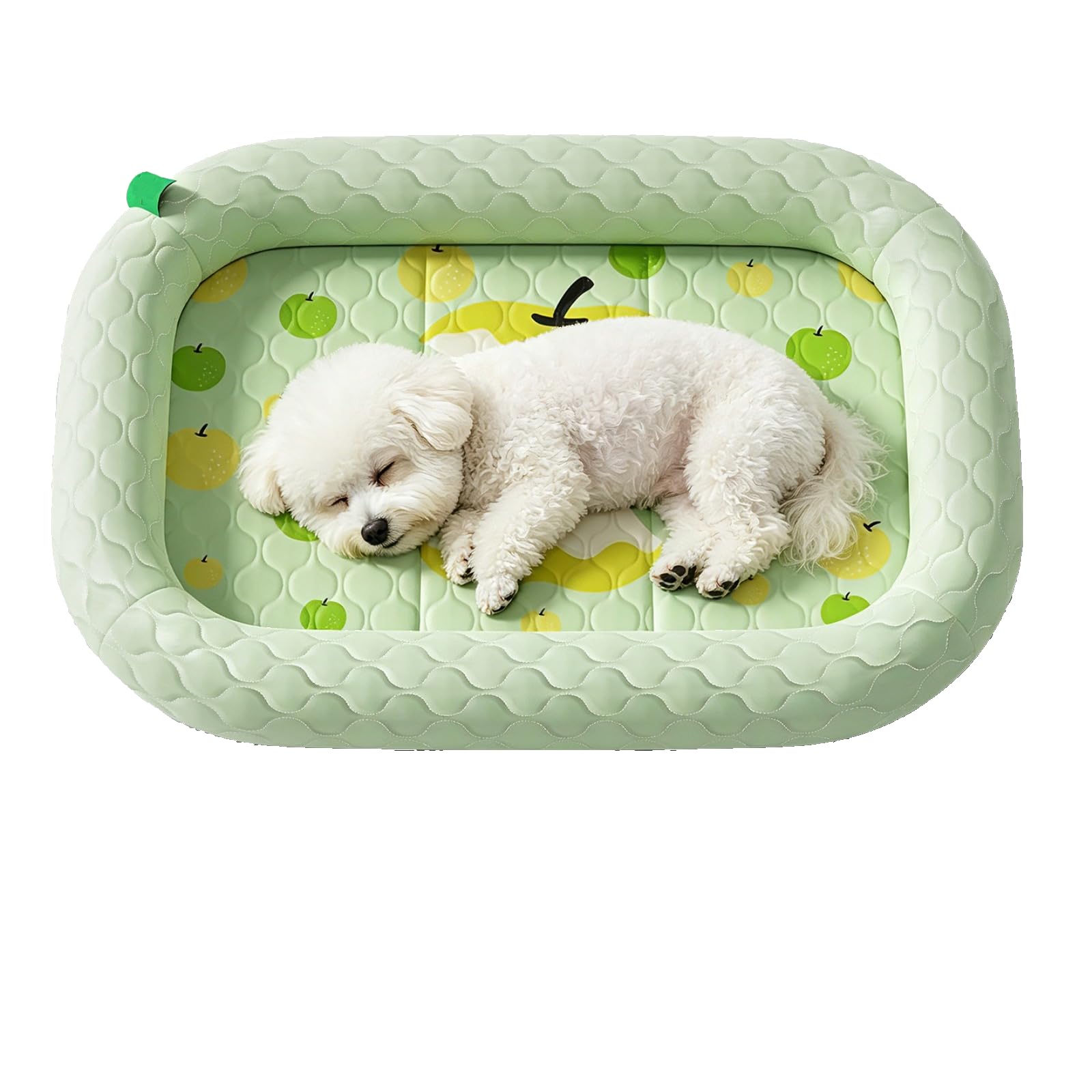 HJDMO - Cama refrescante para mascotas de seda helada, transpirable con refuerzo, M-2XL