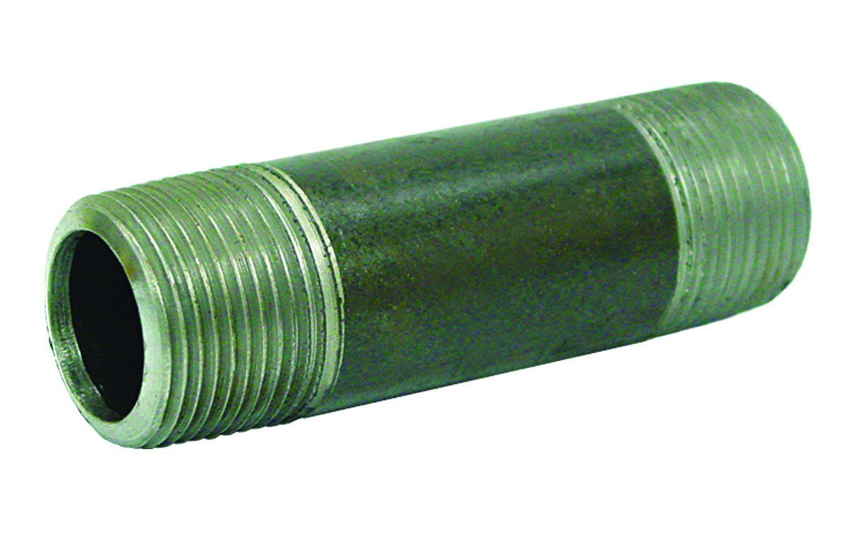 Boquilla Anvil 8700143558 macho de acero con acabado negro para tubería NPT
