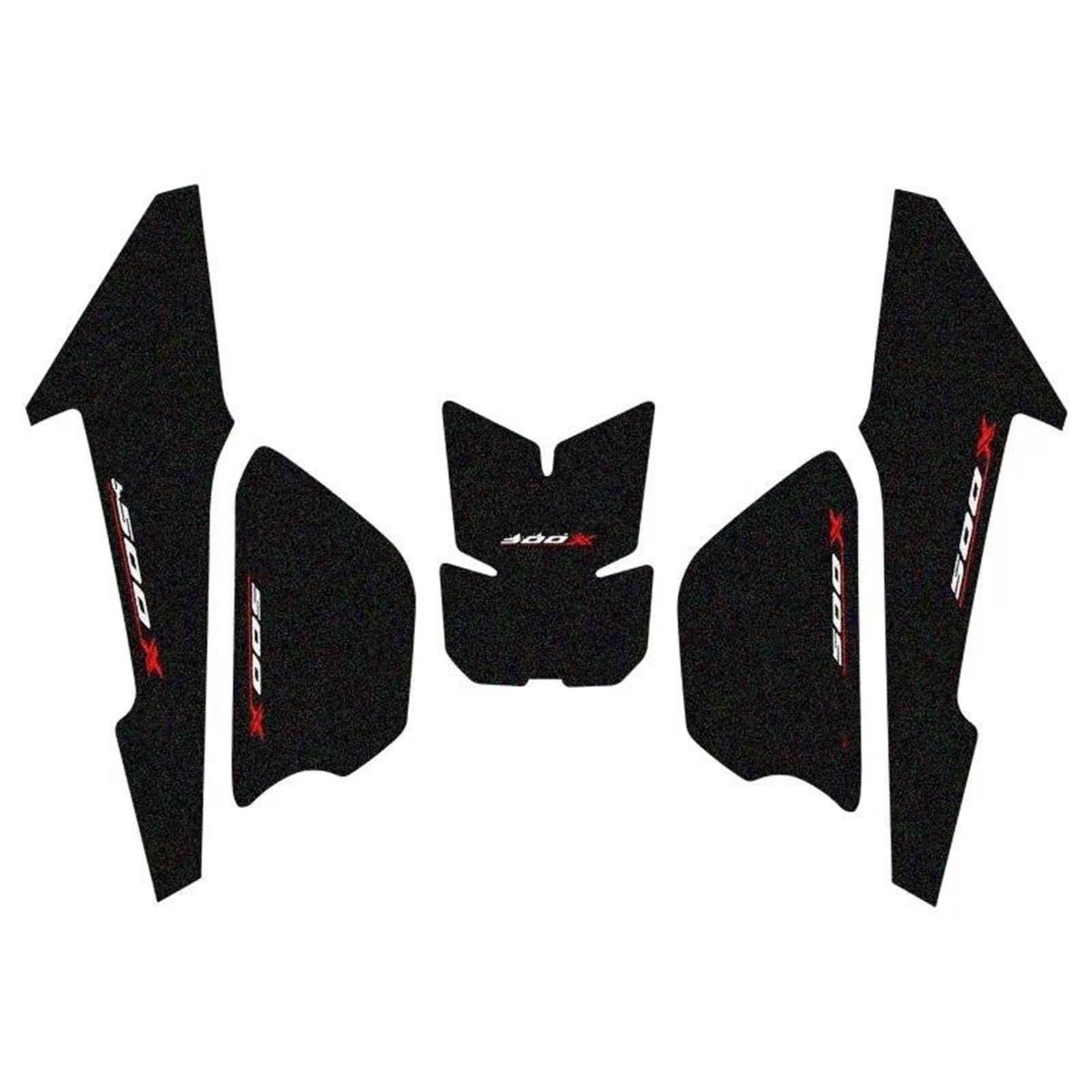 Motorcycle Protector Oil Tank Pad Sticker Gas Knee Grip Traction Side Decal for CB400x for CB500X CB 400X 500X Streetfighter(Color3)