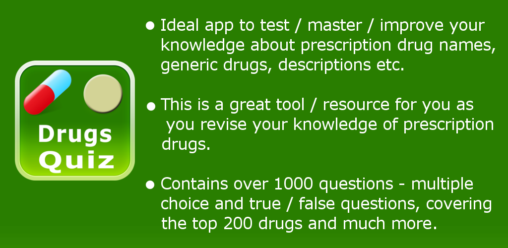 Trivia Medication Medication and Pharmaceutical Drugs Quiz:Amazon.com:Appstore for Android