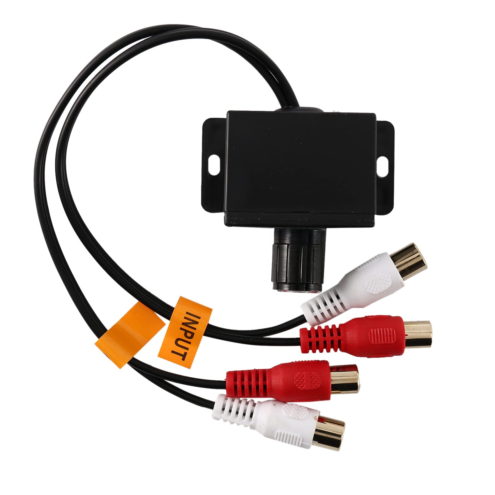 Burden Voiture Audio Amplificateur Basse Niveau de Gain Bouton de Controle du Volume LC-1 Noir