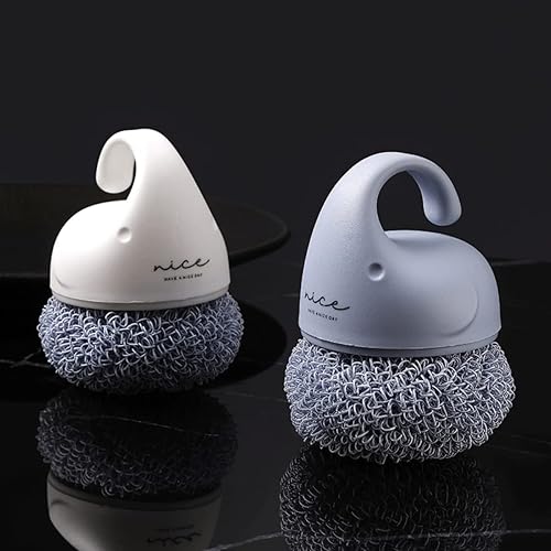 Miniatura 2 de WISELADY Esponjas de limpieza de bolas de limpieza, limpiador de utensilios, almohadilla de fregar, fregadores de platos para limpiar cocina y hogar