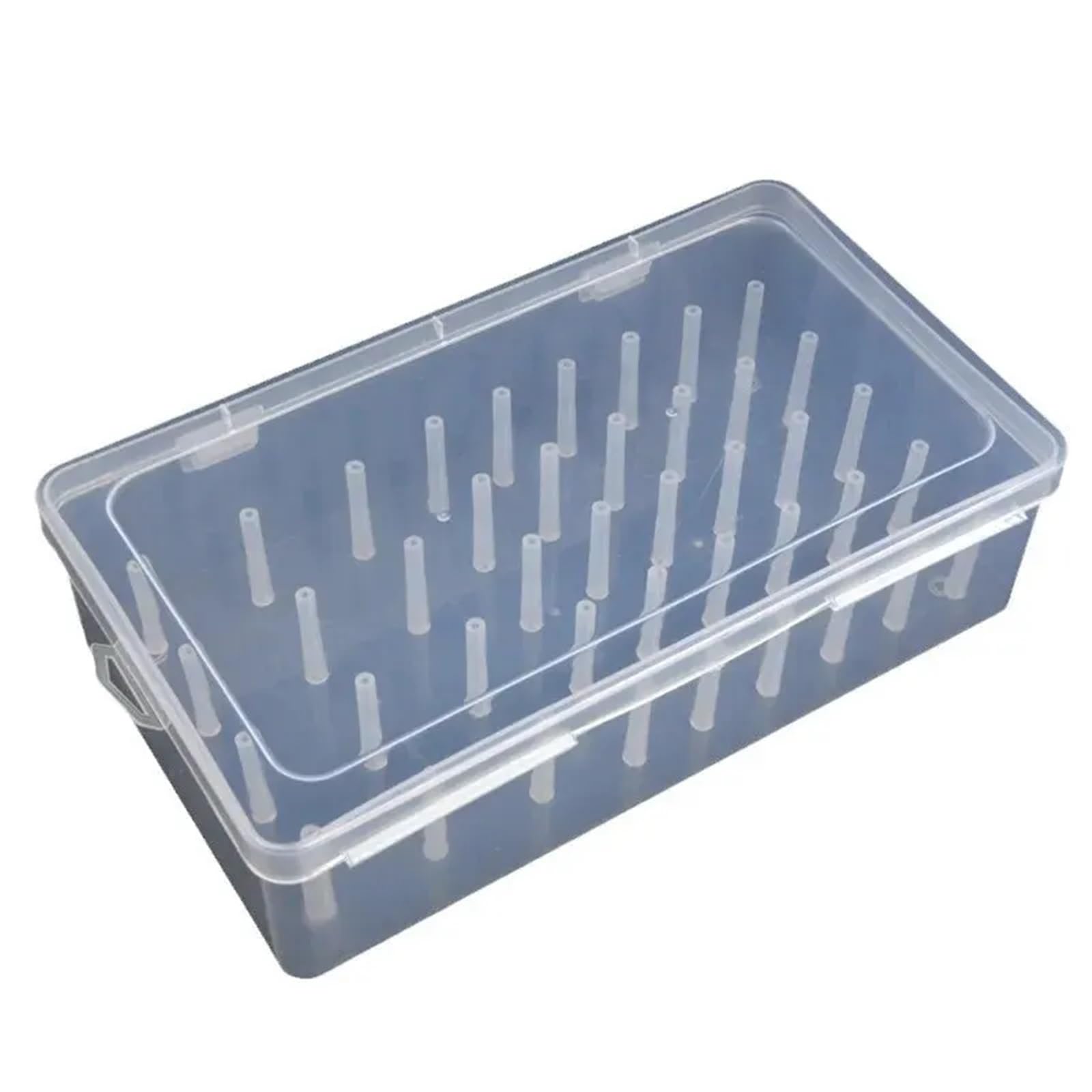Nähkasten 42 achsen Nähgarne Lagerung Box Spule Tragetasche Container Halter Transparent Nadel Draht Lagerung Organizer Nähen Spule