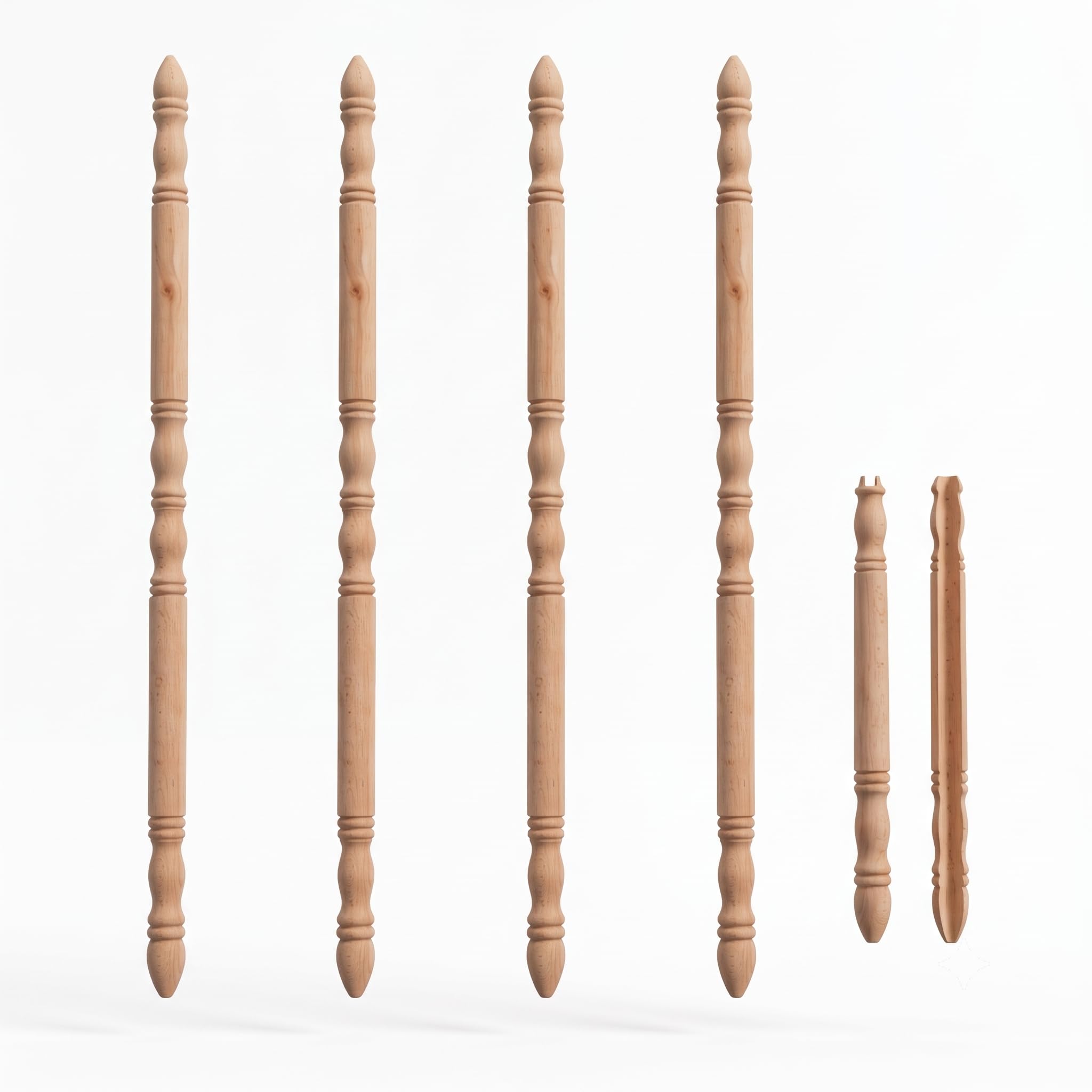 Renovators Supply 39-1/4 in Beechwood Corner Protectors Pack of 4
