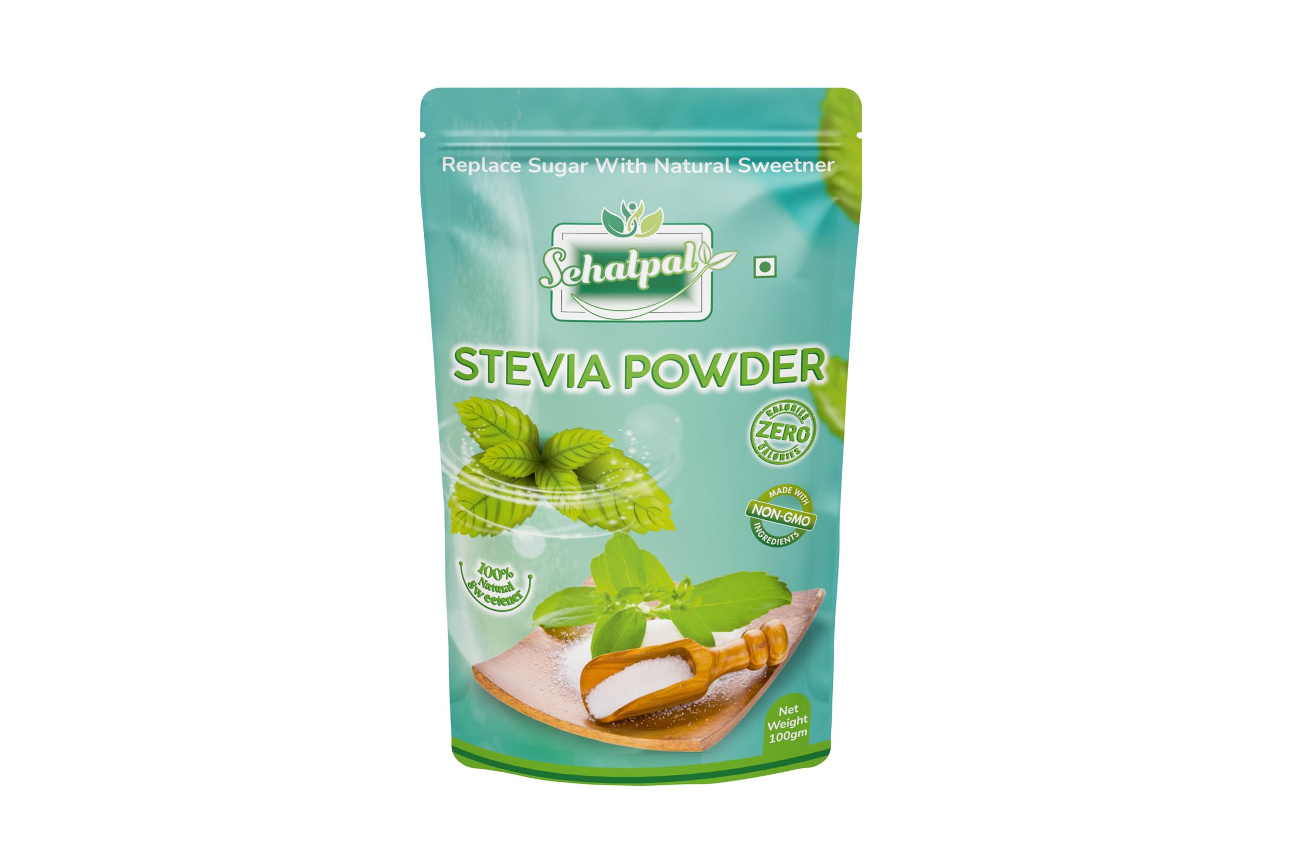 Sehatpal 100% Natural Stevia Powder| Natural Sweetner | Zero Calories | Diabetic Friendly| 100gm | Pure Stevia Extract (B0D7QPZH1H) Amazon Price History, Amazon Price Tracker