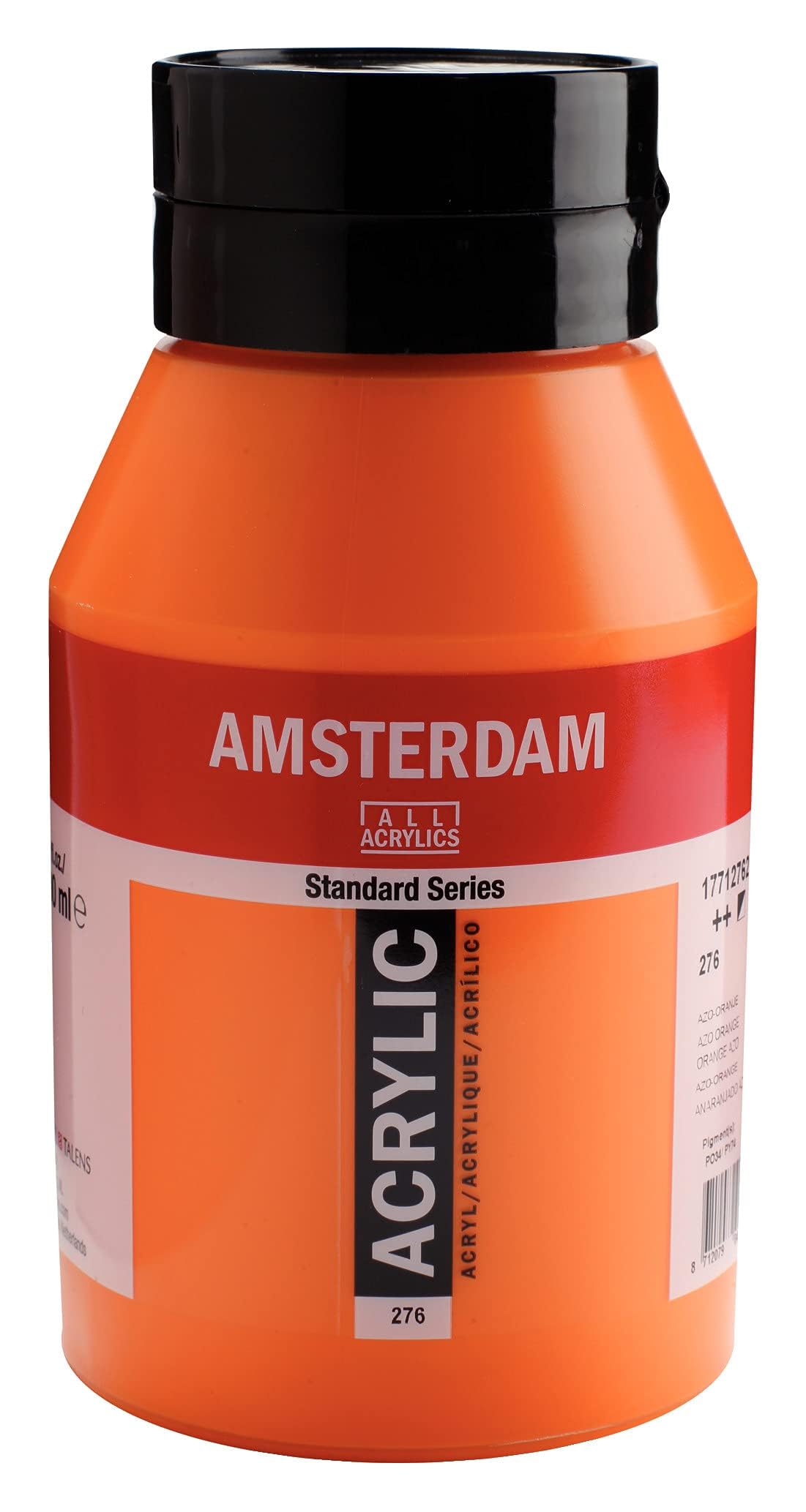 Amsterdam Standard Series Acrylic Jar 1000ml Azo Orange 276 (17712762)