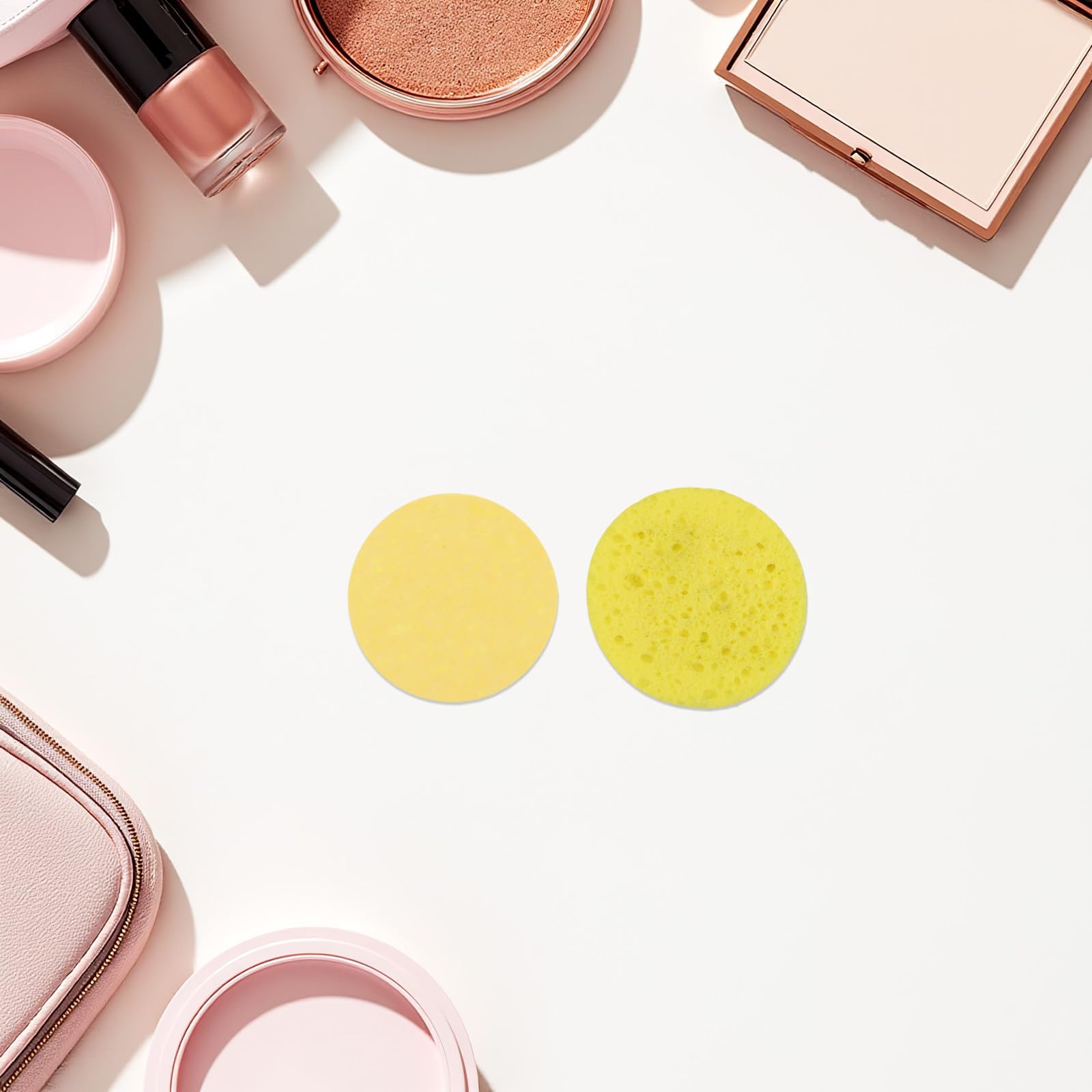 150stücke Gesichtsschwämme aus Zellulose Komprimiert für Hautpflege Make-up-entfernung und Sanftes Peeling Reinigungsschwämme für Hauttypen