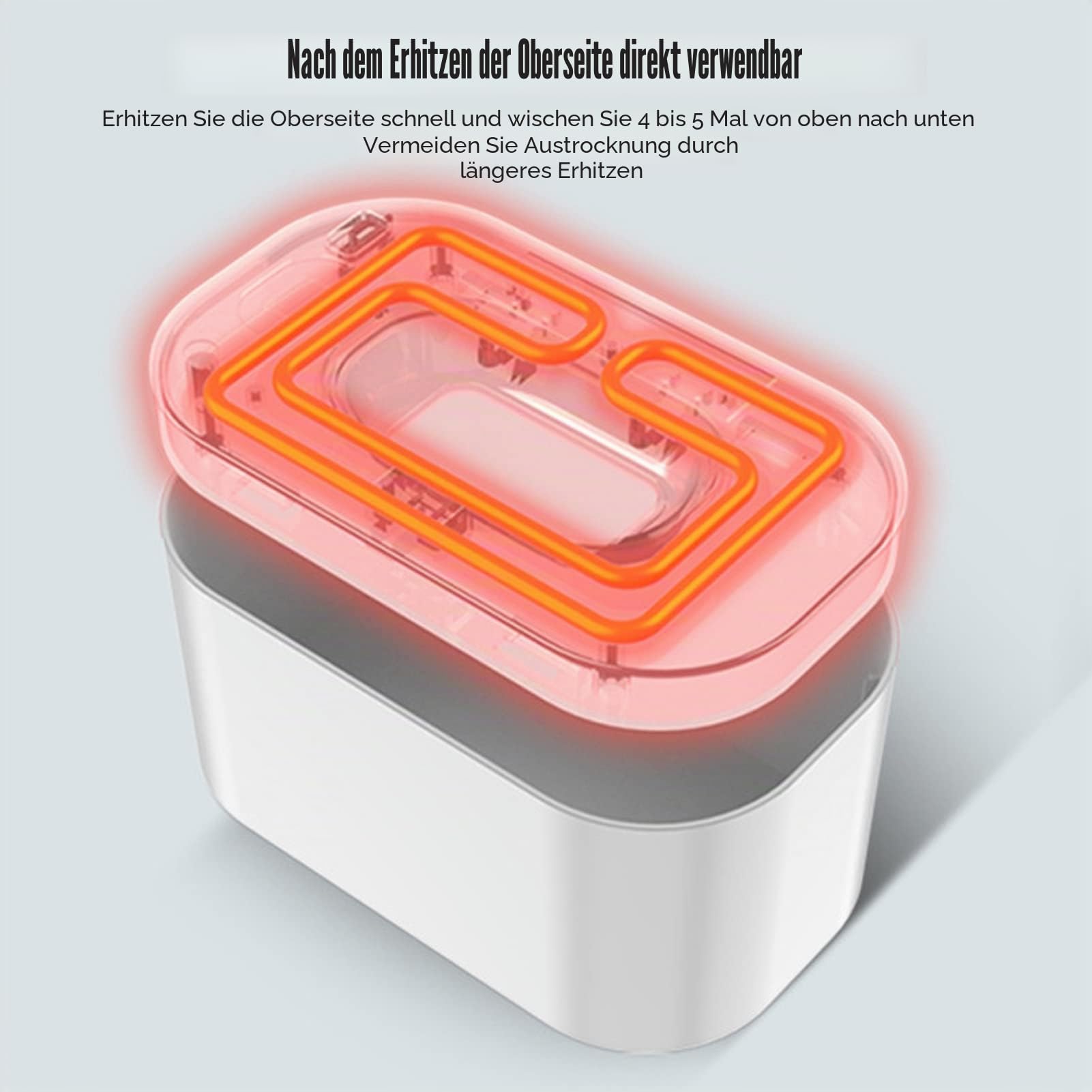 Wischwärmer, USB-Windel-Wischtuchspender für Babys, Feuchttücher Halten Warm, Behälterbox, Neugeborenen-Essentials, Baby-Must-Have-Sachen, Schwangerschaftsgeschenk
