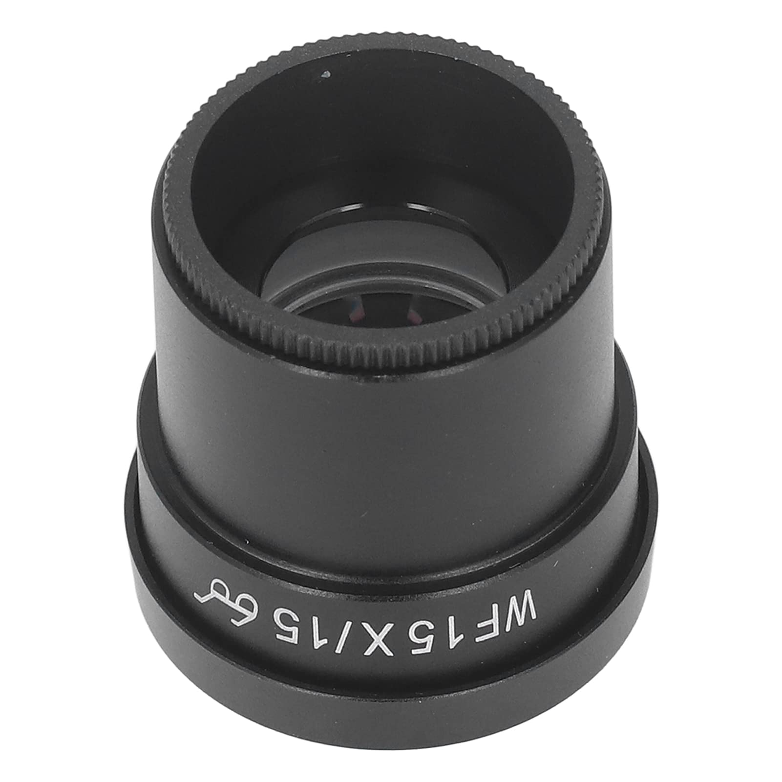 Wide Angle Microscope Objective, Stereo 15X Wide Field High Refractive Index Eyepiece, Comfortable Viewing, Bright High Eyepoint for Lab