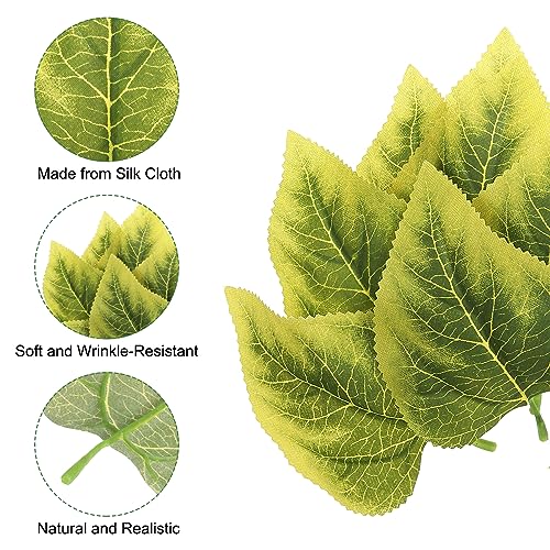 PATIKIL 5.1x3.1 Artificial Green Leaves - Image 4