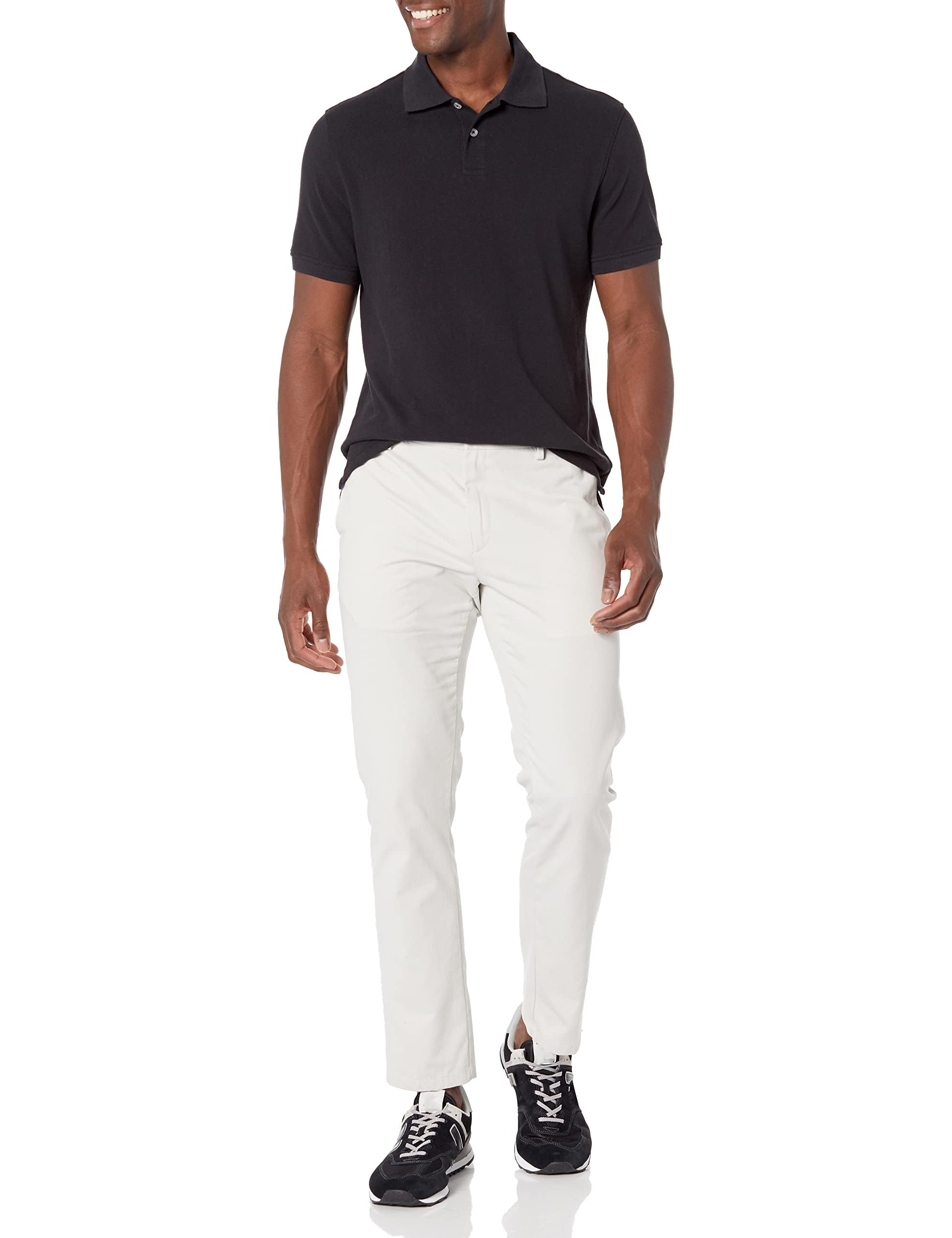 Amazon Essentials Men's Slim Fit Wrinkle-Resistant Flat-Front Work Chino Trousers — view 4