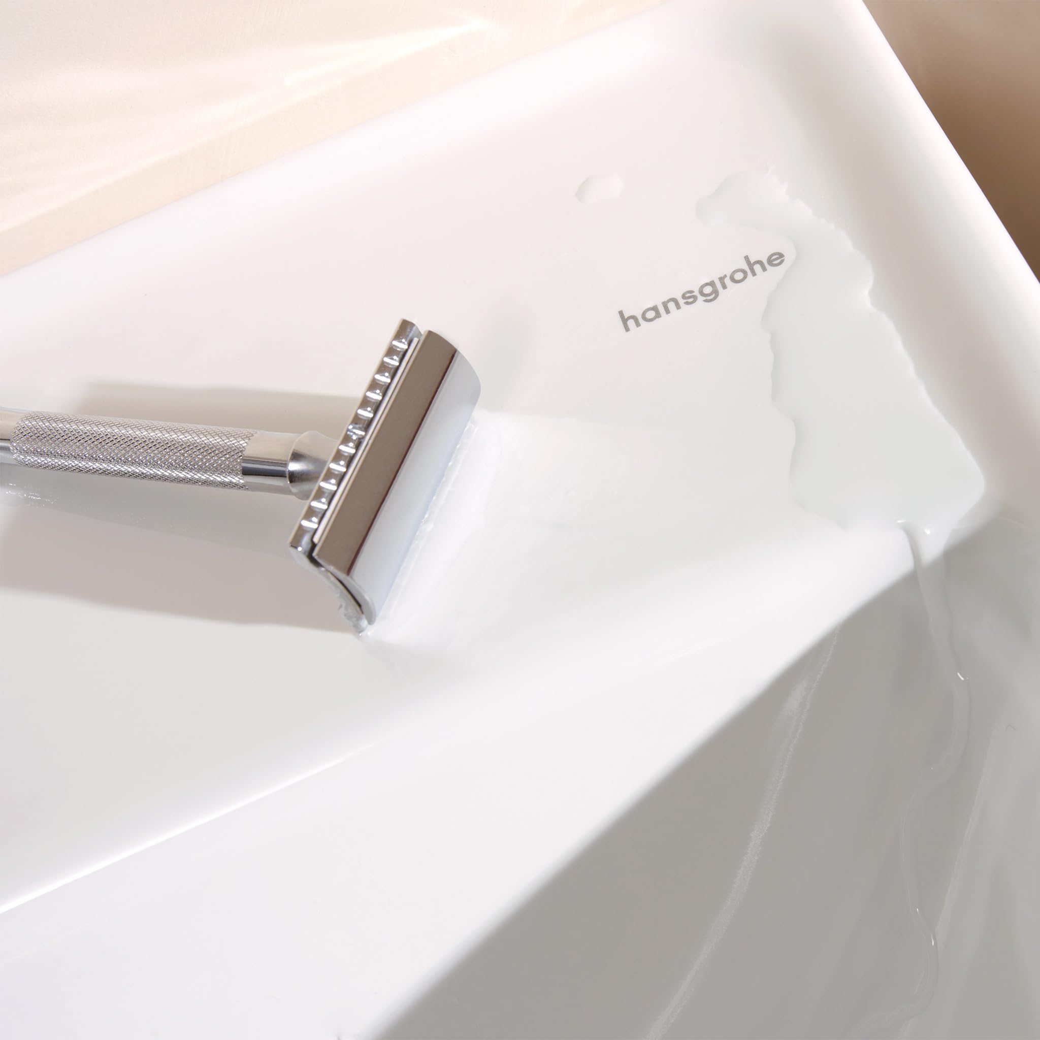 hansgrohe Waschtisch Xanuia Q 600x480mm, ohne Hahnloch/Überlauf, weiß