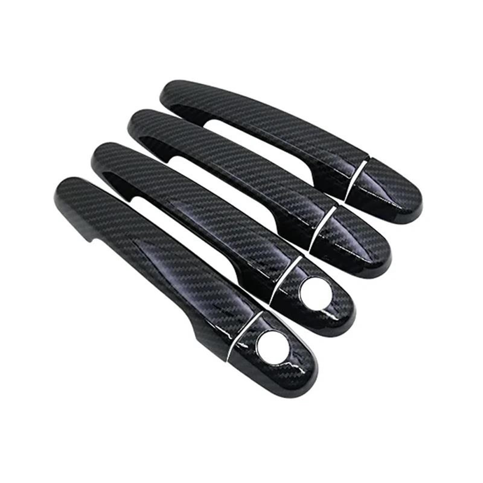 Jaywis Carbon Fiber Exteriorb Car Outer Door Handle Car Accessories Outer Door Handle Covers Trim For Daihatsu For Boon Sirion M300 Ac10 2004 2005 2006 2007 2008 2009 2010-2015(Carbon Fiber Exteriorb)