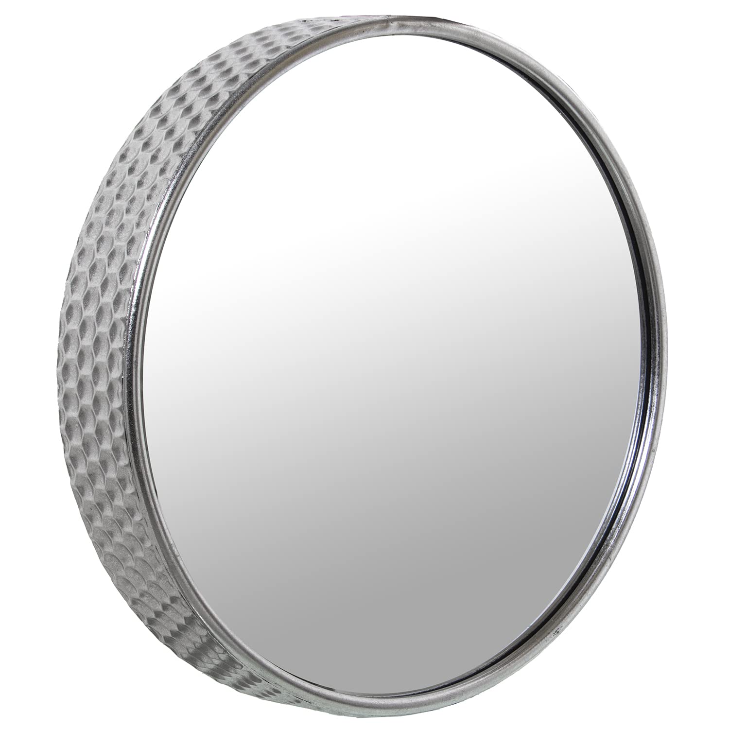 ESPEJO METAL PLATEADO °50X8,5CM, INT:°47CM