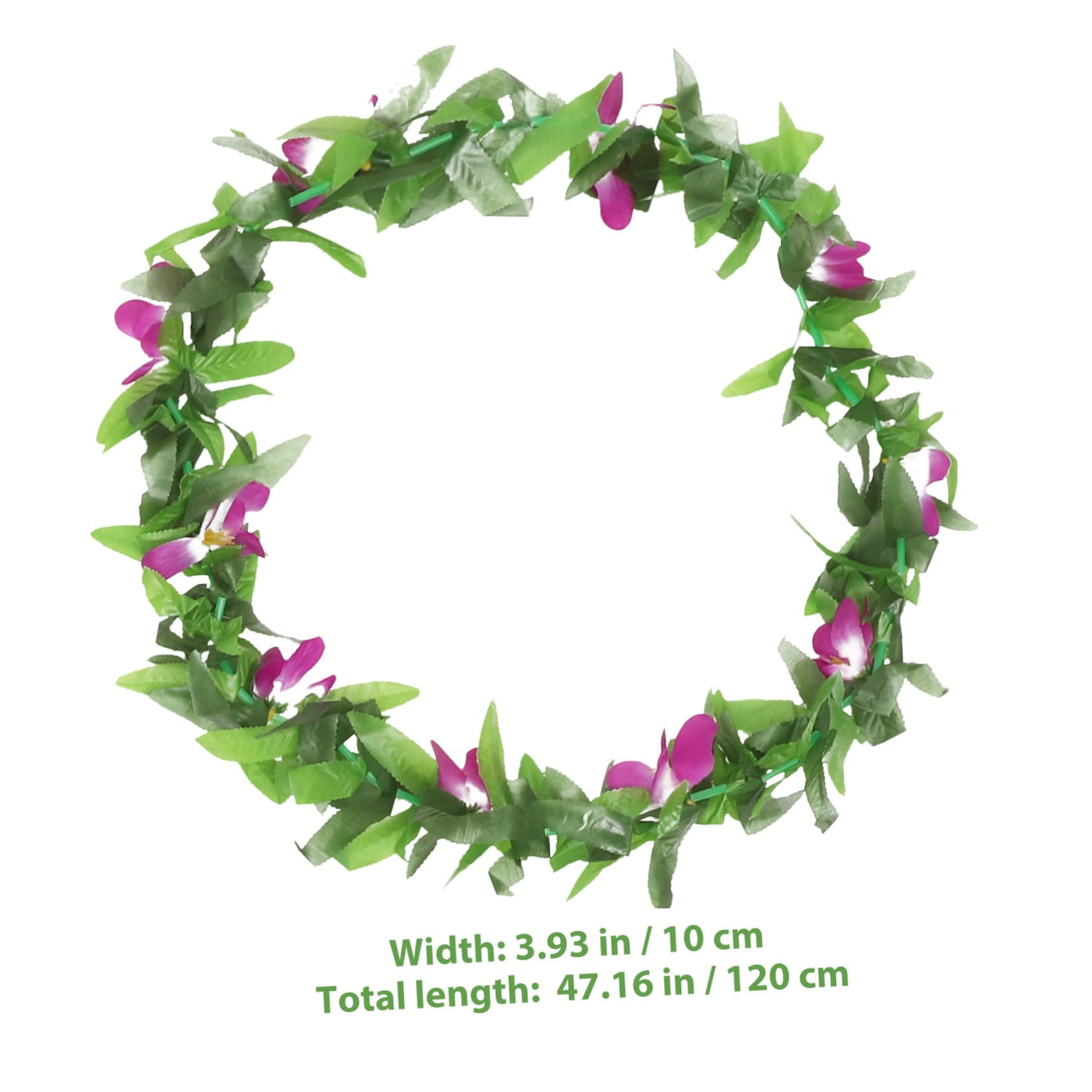 Ciieeo 4 Sätze Hawaiianische Blumenkette Luau Party Dekoration Für Strand Und Mottopartys Wiederverwendbar Für Hochzeiten Und Sommerfeste 6 Stück * 4
