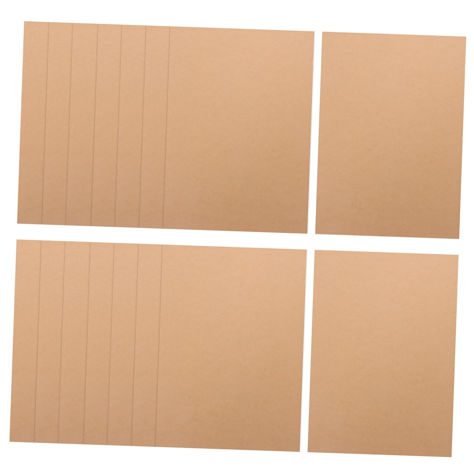 Braunes Kraftpapier Kartenpapier 100 Blatt A4 180 G/m²