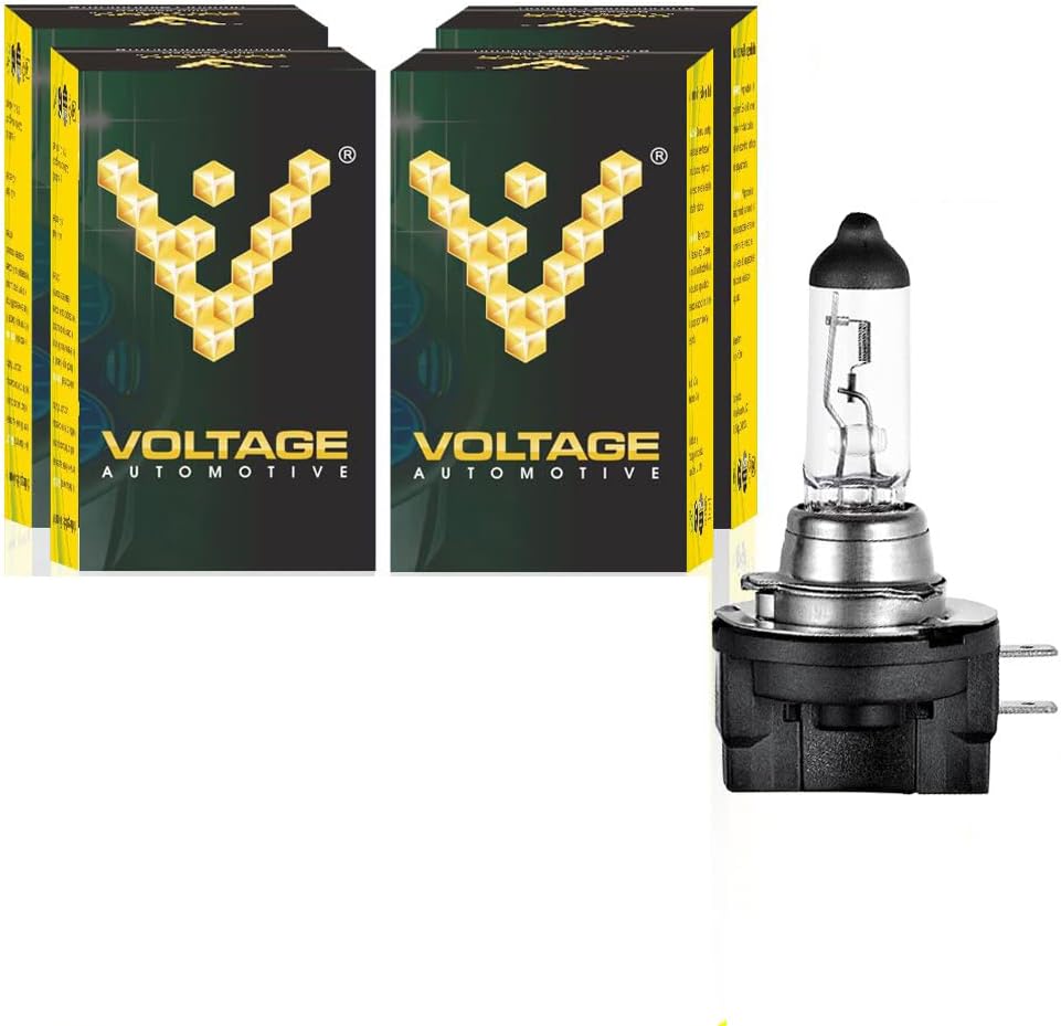 H11B Standard Headlight Bulb (4 Pack) - OEM Replacement Halogen High Beam Low Beam Fog Lights Driving Lights