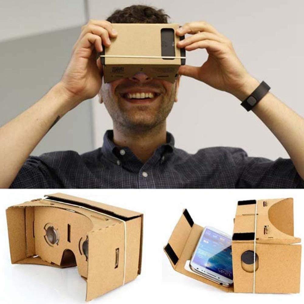 Lenti in resina di alta qualità, 3D VR occhiali per realtà virtuale, per film e videogiochi, colore nero, 21 x 8 x 9 cm