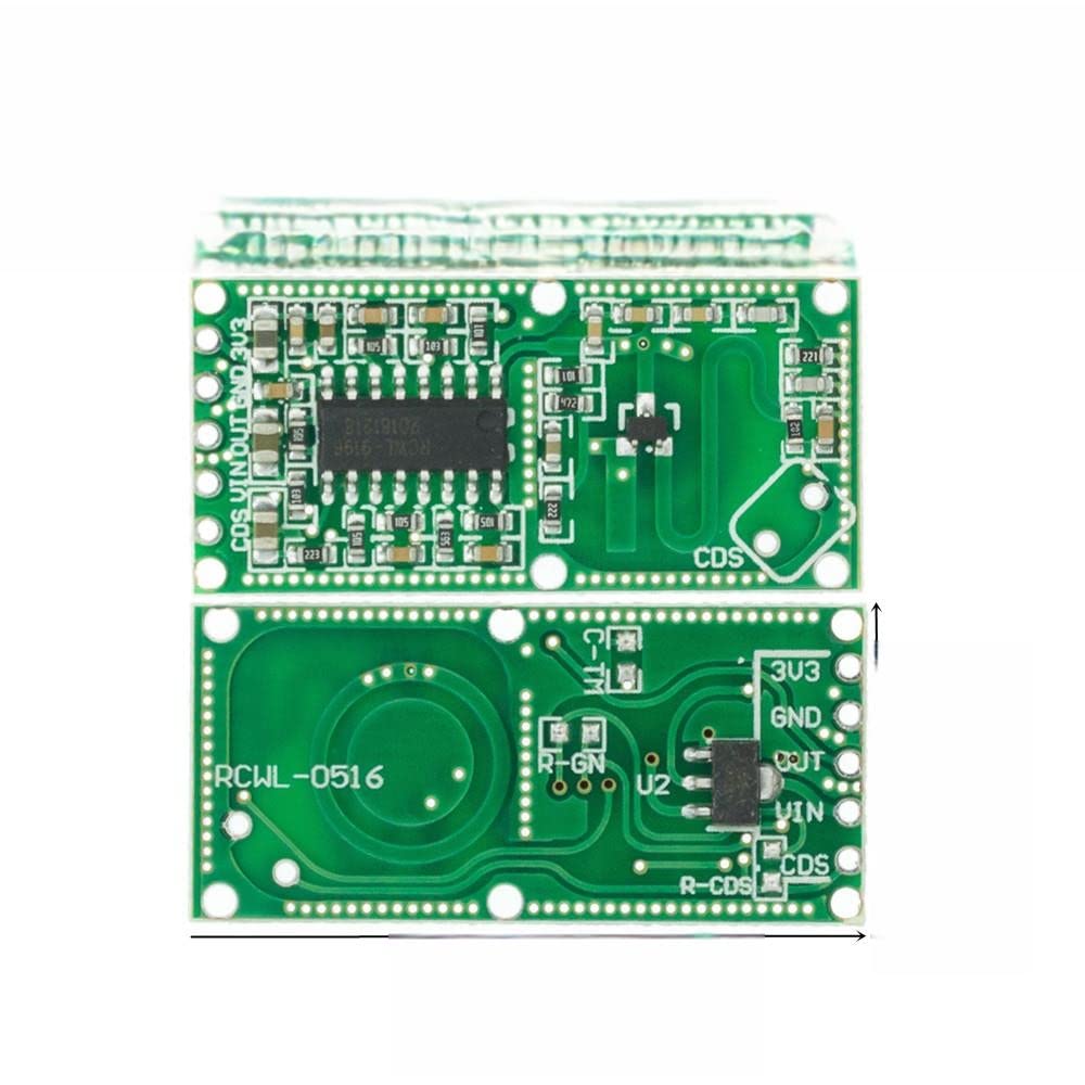 RCWL-0516 RCWL 0516 Microwave Radar Sensor Human Sensor Body Sensor Module Induction Switch Module Output 3.3V