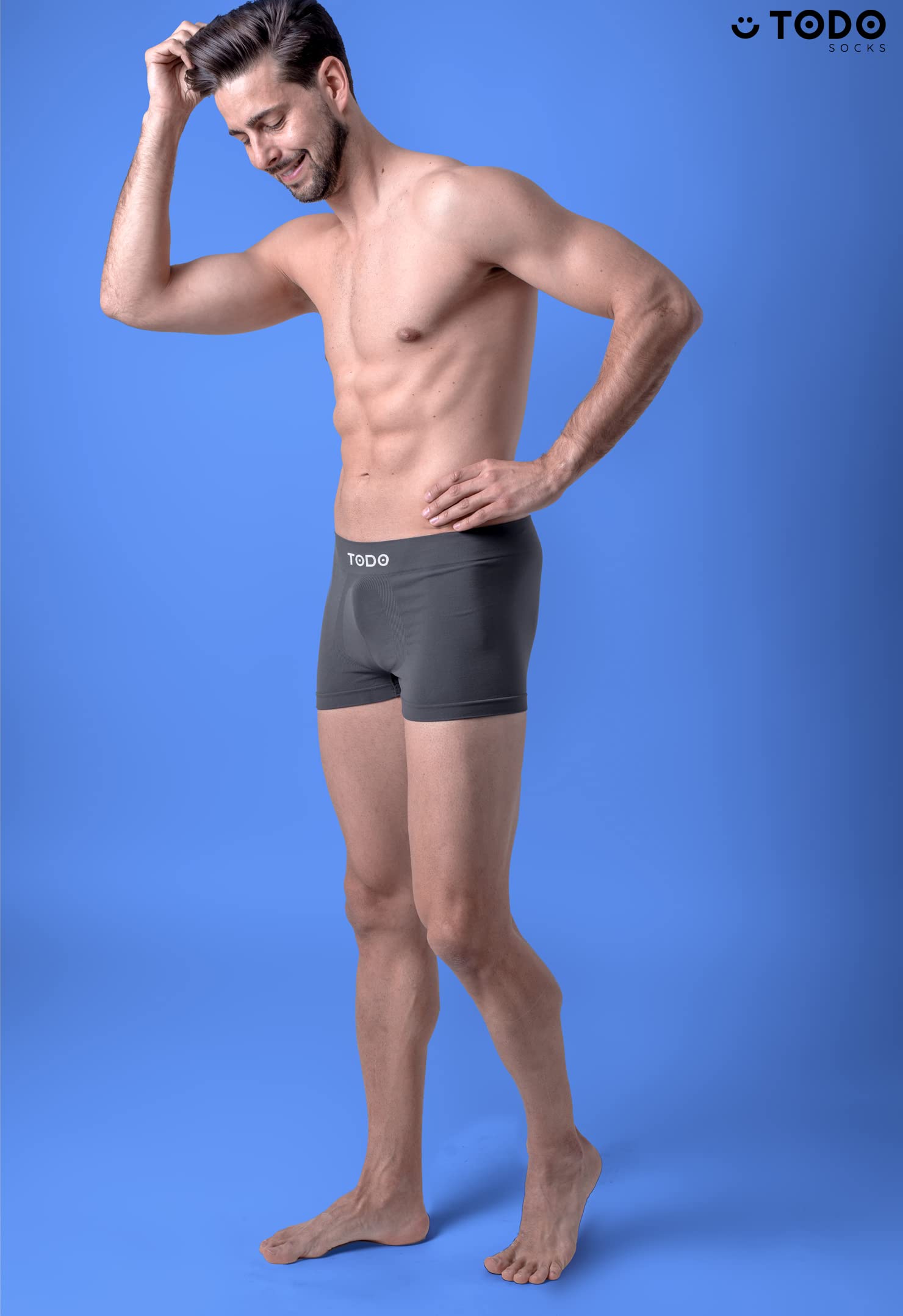 TODO Boxer Traspiranti Uomo, Mutande Elasticizzato Uomo Intimo, Senza Pressione (Taglia S-3XL)
