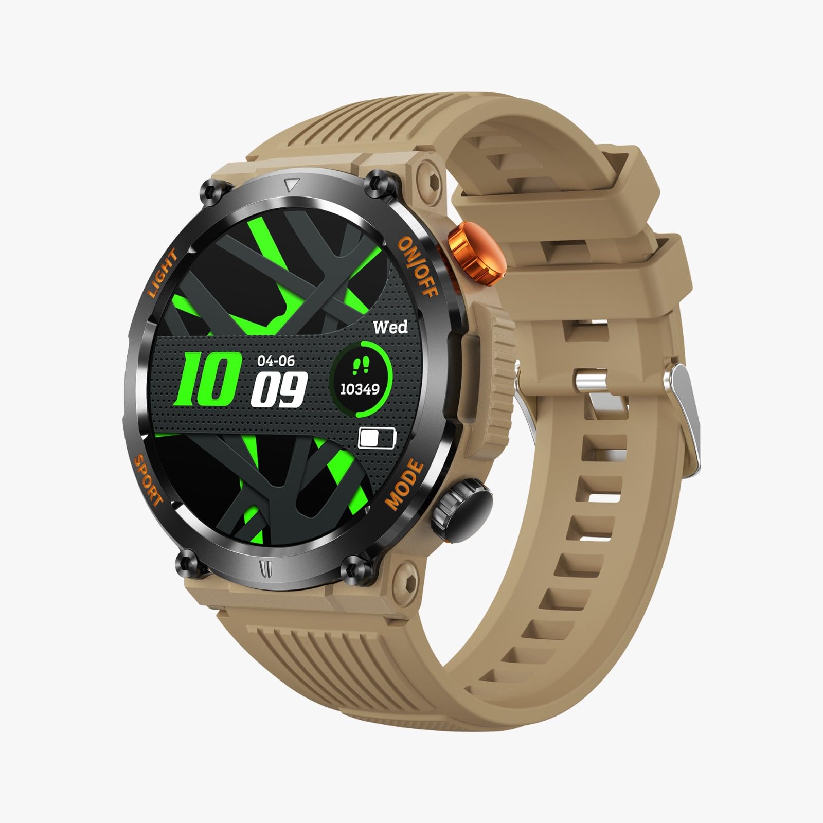 maptronicz Combat Plus 1.4" HD Display,Bluetooth Calling Smart Watch,Shockproof Design, Rugged Looks, Motion Sensor Gaming, 320 mAh Battery, Sports Modes, Health Suite, Smart Watch for Men (Black) (B0CJYH573P) Amazon Price History, Amazon Price Tracker