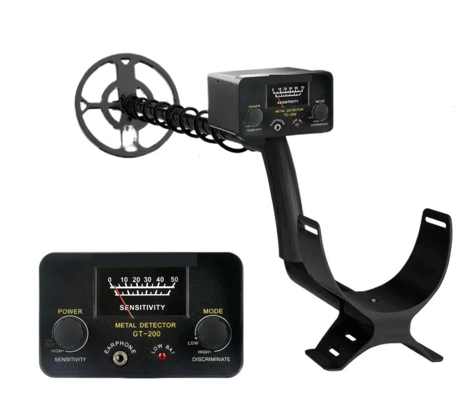 JVDDI Treasure Metal Detector With Battery Professional High Sensitive Underground Iron Gold Detector Waterproof IP68