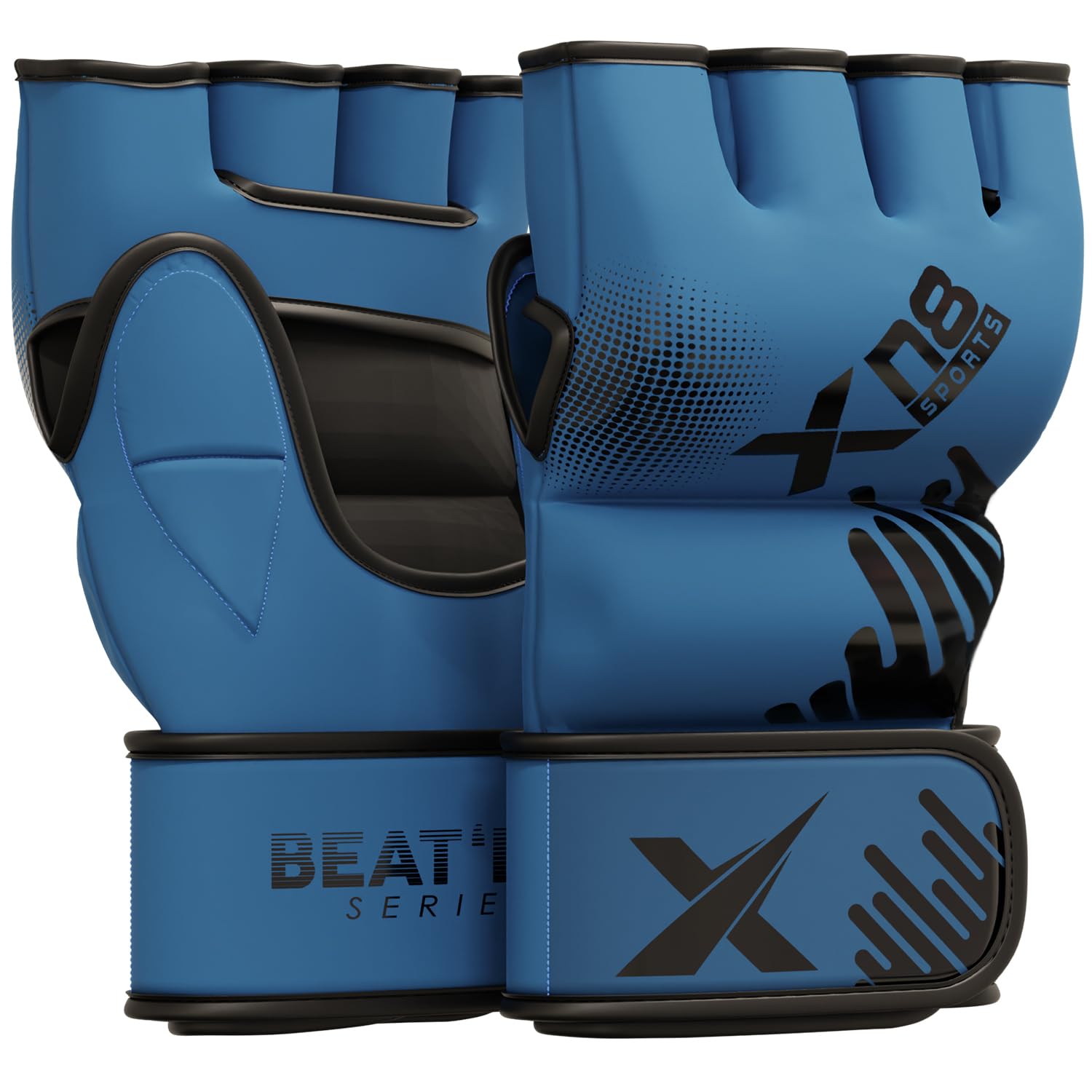 XN8 MMA Gloves Boxing Training Sparring Fight Grappling Mitts With Open Palm - For Cage Fighting-Combat Sports - Punching bag - Muay Thai & Kickboxing