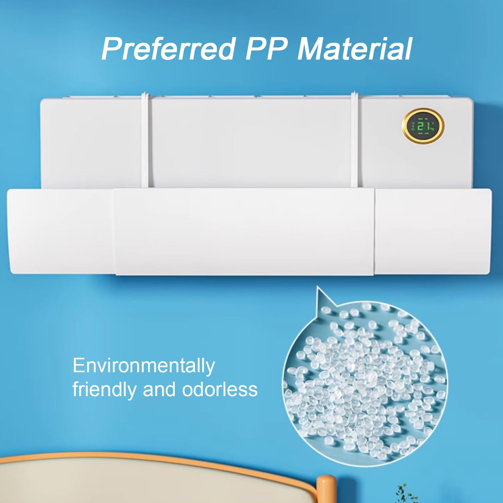 Deflettore Aria Per Condizionatore - Guida Soffiaggio Regolabile, Facile Installazione - Foto 11