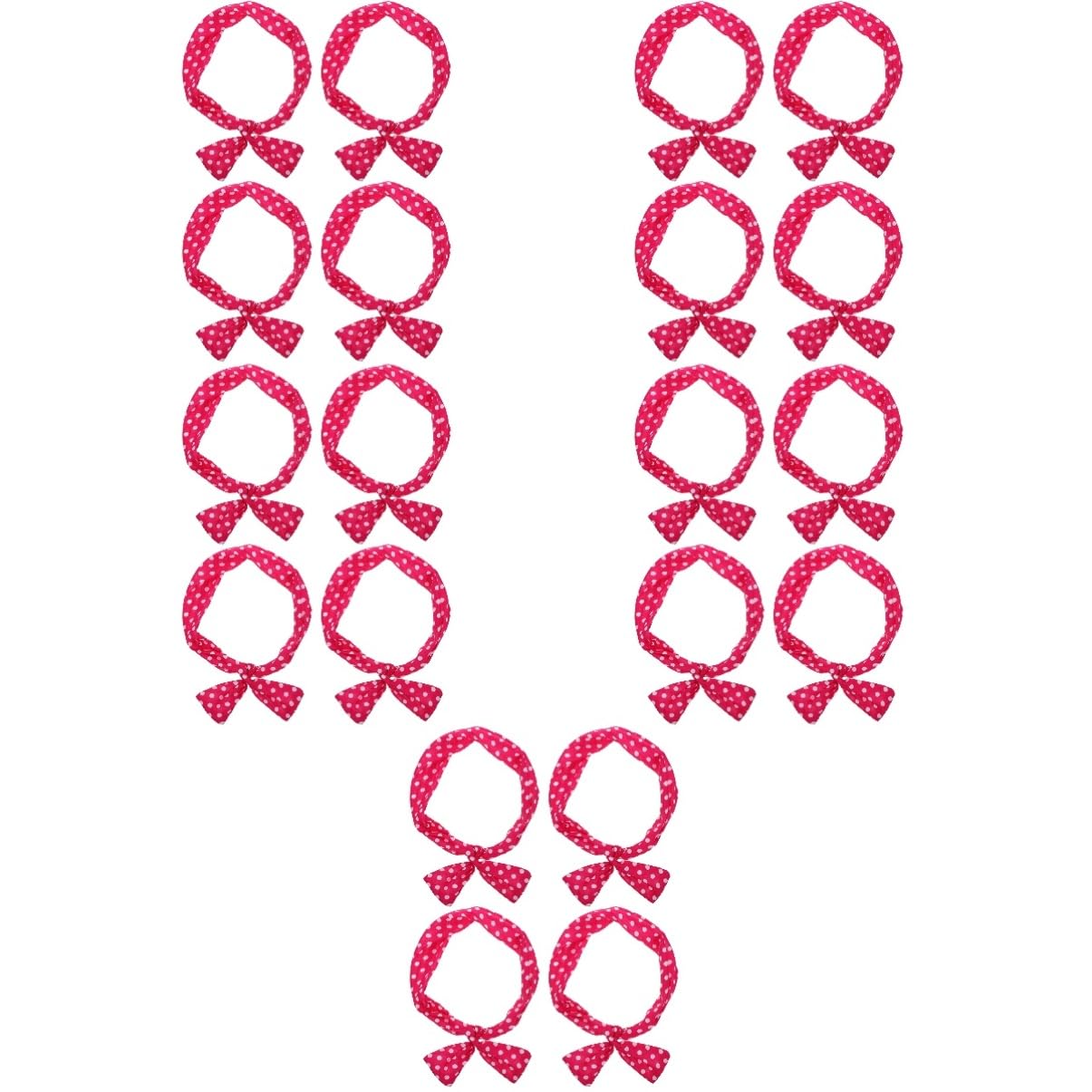 FOMIYES 20 Piezas Diadema Con Lazo Diadema Ancha Para Decorar Diadema De Niñas Diademas De Yoga Para Mujer Cintas Para El Pelo De Las Niñas De Las Mujeres Yiwu Tela Elasticidad