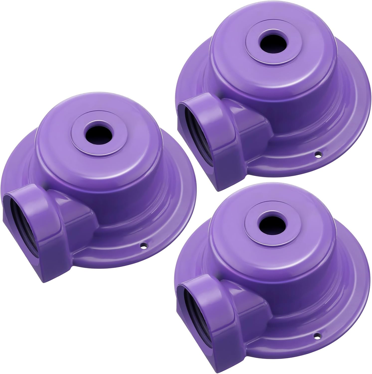 Jingmore 3 Pcs 3/4 Inch Garden Water Sprinklers 360 Degree Metal Lawn Sprinkler for Yard Lawn Irrigation System for Small to Medium Area Watering up to 19ft Diameter Yard Lawns (Green)