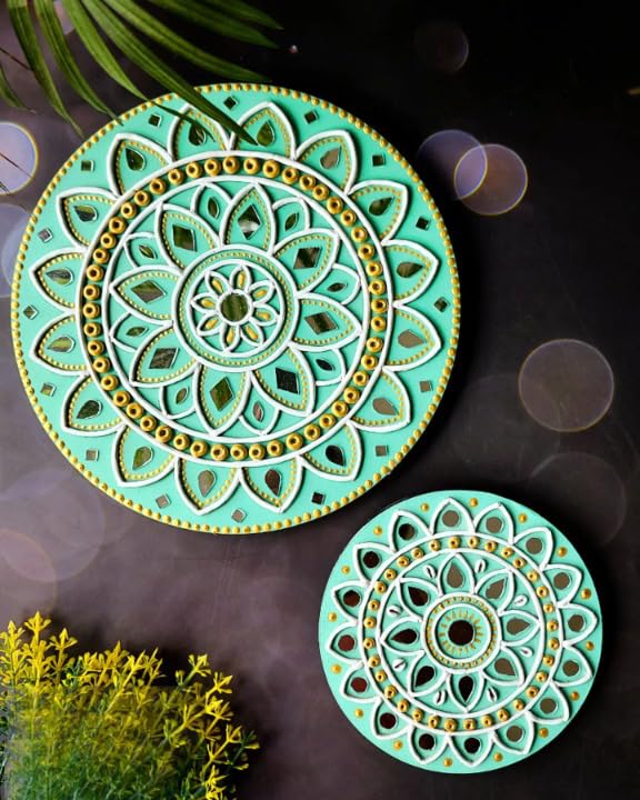 M Fabrics DIY Lippan Art Kit 6" Round MDF, 2 x MouldIt Clay, Various