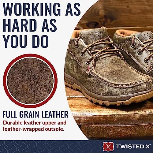 Twisted X Women's Chukka Driving Moc with CellStretch, Bomber, 7.5(M) | Image 2