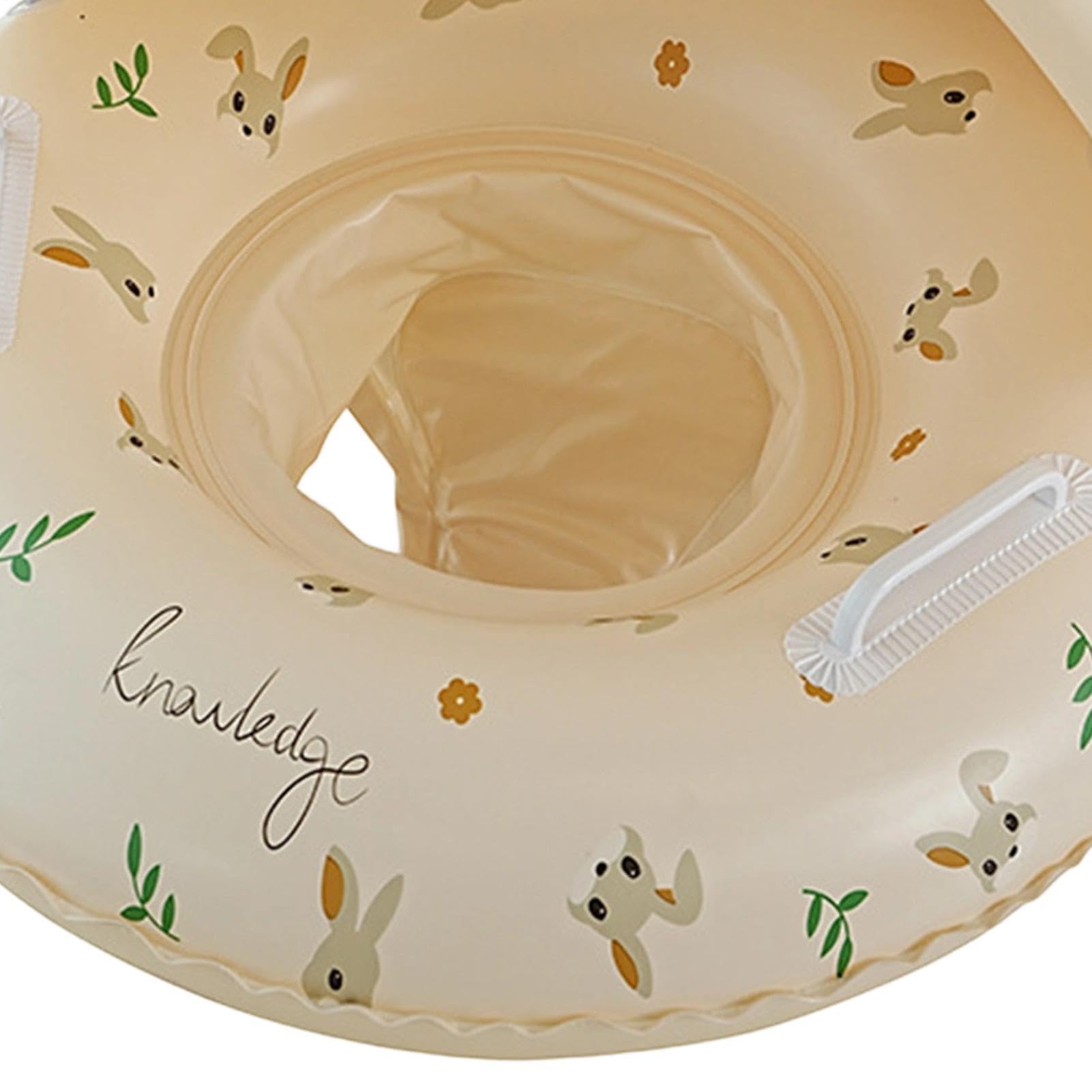 Galleggiante Piscina Con Tenda Parasole Pieghevole Anello Gonfiabile, 55x52cm, Salvagente Neonato Con Parasole, Salvagente Neonato - Ciambella Neonatos Con Parasoles, Per Spiaggia Vasca Bagno