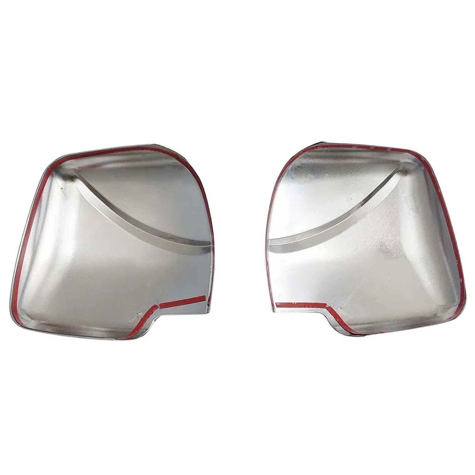 Auto Spiegelkappen Für Toyota Für Hiace Für Pendler 2008-2016 Chrom Silber Tür Spiegel Abdeckung Trim Auto Rück Zubehör Außenspiegelkappe