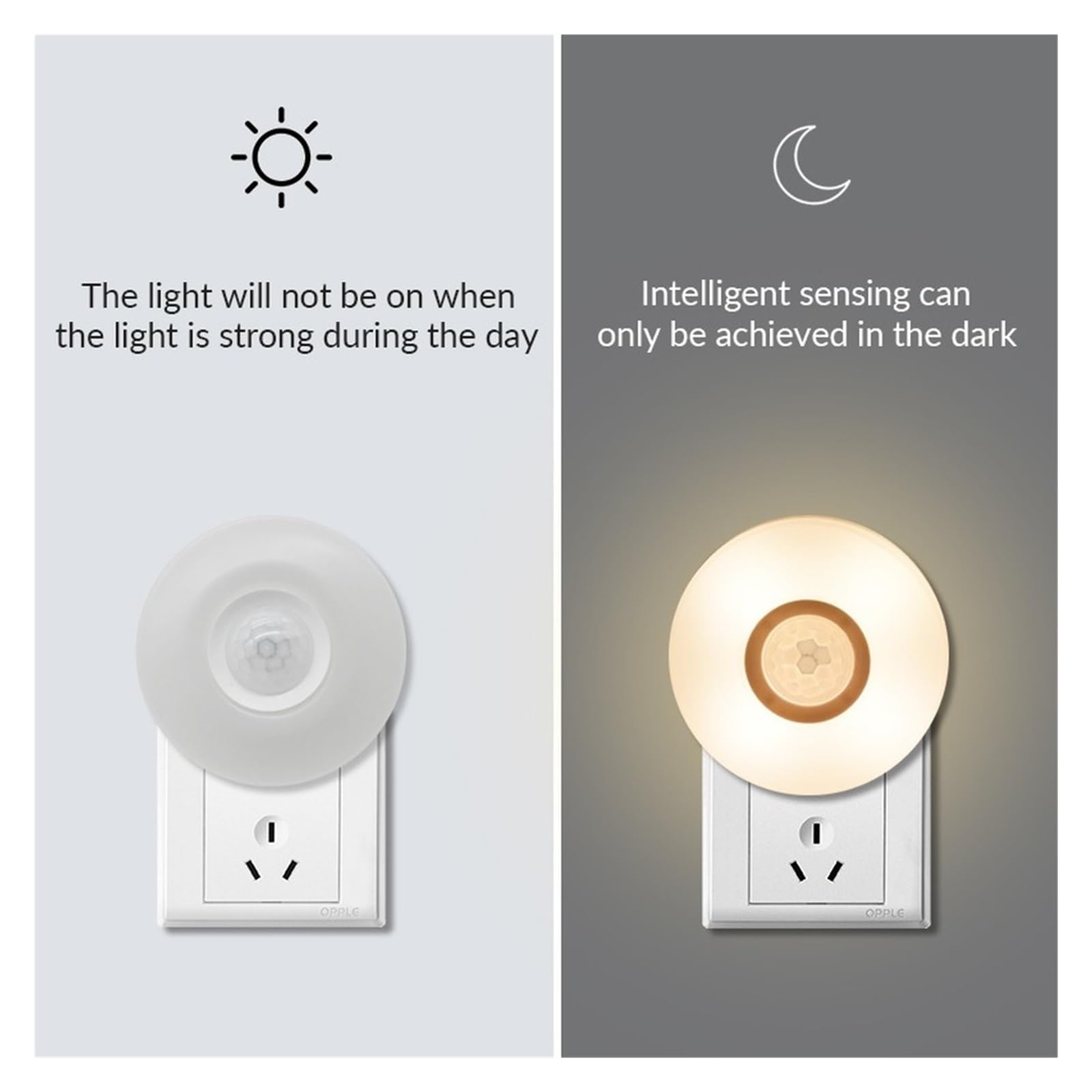 Oświetlenie Pod Szafką Inteligentna Lampka Nocna LED Z Czujnikiem Ruchu Światło Do Sypialni Wnętrza Domu Salon Schody Szafa Toaleta WC Kinkiet(PIR motion sensor)