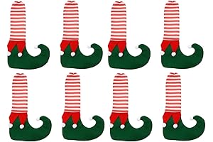 Cute Elf Table Leg Covers Christmas Furniture Cover