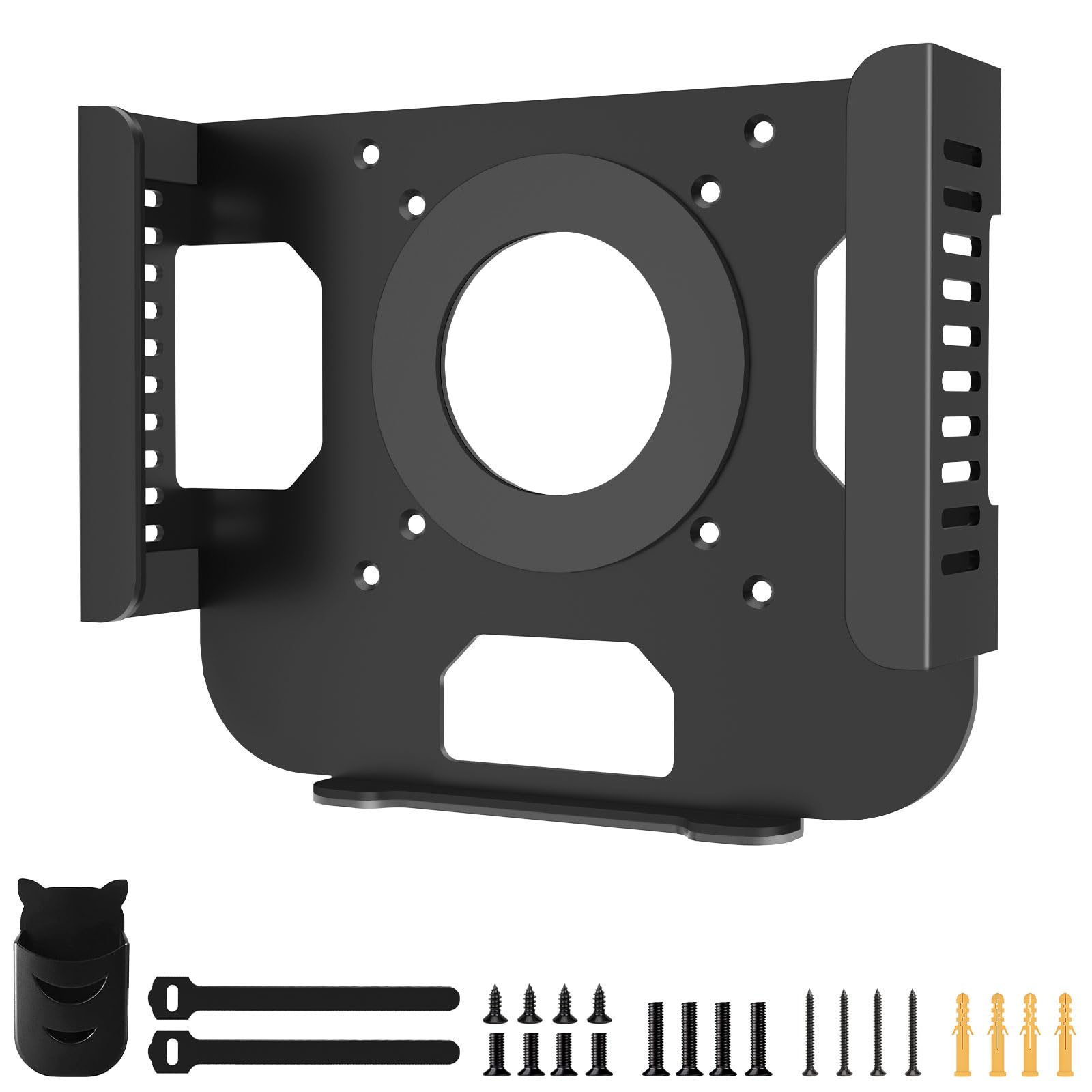 Support en métal compatible Mac Mini M1 M2 M2 Pro VESA mur sous table Dock résistant aux rayures